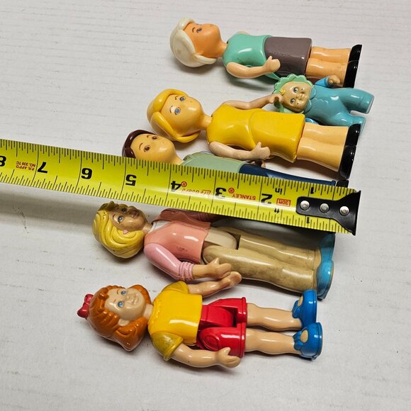 Vintage Little Tikes Dollhouse Doll House Family Figure Mom Dad Baby Grandma LOT - Picture 7 of 8